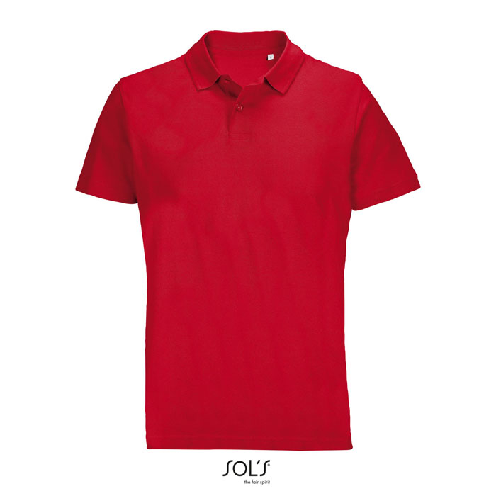 Polo unisexe personnalisé coton PULSE Rouge 1